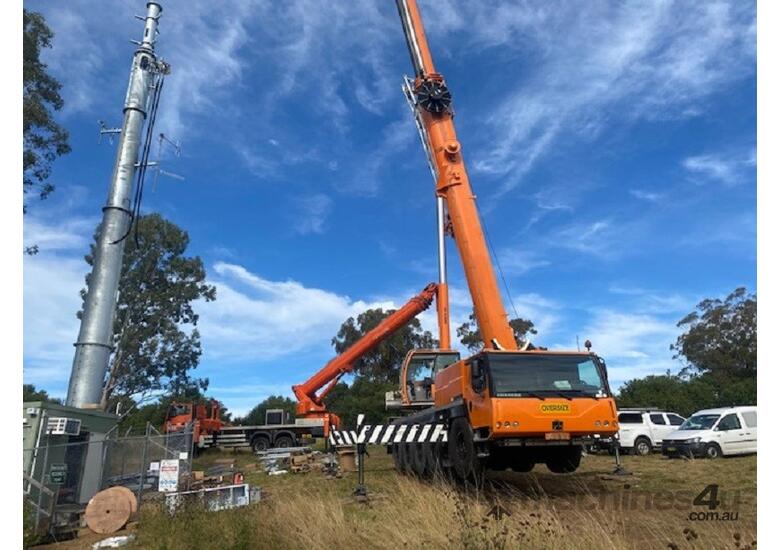 caption GLEASON CRANES 2013 LIEBHERR LTM 1095 ALL TERRAIN CRANE