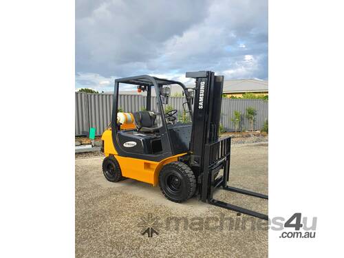 Used 1995 samsung Forklift 2 5T Samsung Container Mast Counterbalance ...