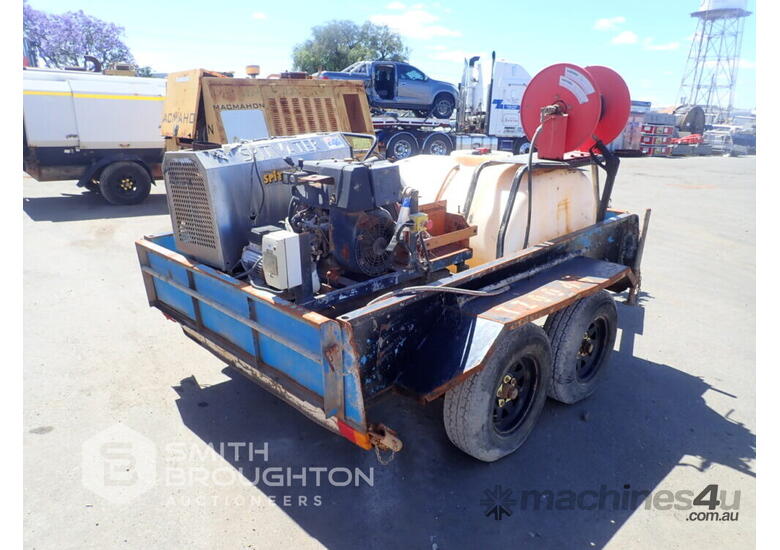 Buy Used CUSTOM BUILT TANDEM AXLE PRESSURE CLEANER TRAILER Trailers in