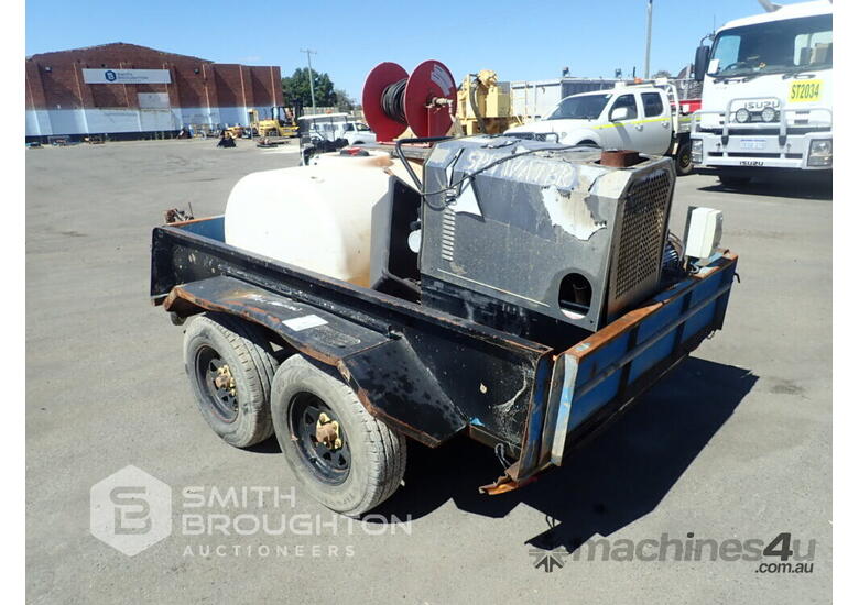 Buy Used CUSTOM BUILT TANDEM AXLE PRESSURE CLEANER TRAILER Trailers in