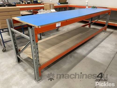 Pallet Racking Workbench with Undershelf