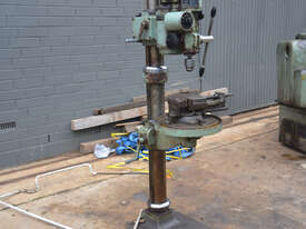 Geared Gear Head Pedestal Drill Press 2 speed motor with heavy duty milling vice - picture0' - Click to enlarge