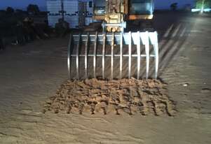 Stick rake 1900mm wide suit 18-23ton excavator Hyundai