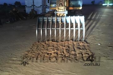 Stick rake 1900mm wide suit 18-23ton excavator Hyundai