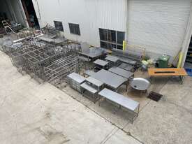 Used and Refurbished Stainless Steel Benches & Racks - picture0' - Click to enlarge