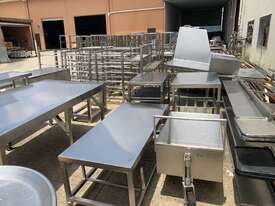 Used and Refurbished Stainless Steel Benches & Racks - picture0' - Click to enlarge