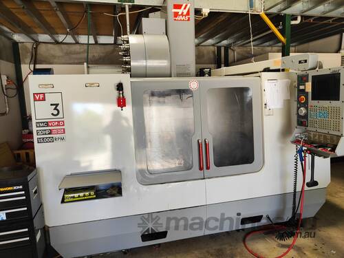 Well Optioned Haas VF 3 CNC Vertical Machining Centre