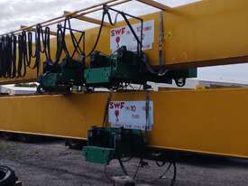 10 tonne bridge crane / gantry crane with hoists - picture0' - Click to enlarge