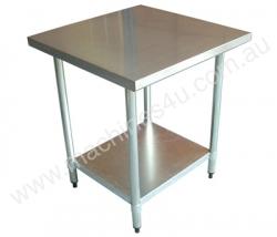 caption Brayco 3030 Flat Top Stainless Steel Bench (762mmW