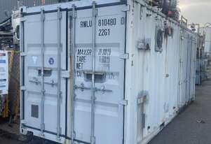MPE multi phase hydrocarbon extraction soil groundwater remediation system in 20' container MPE multi phase hydrocarbon extraction soil groundwater remediation system in 20' container