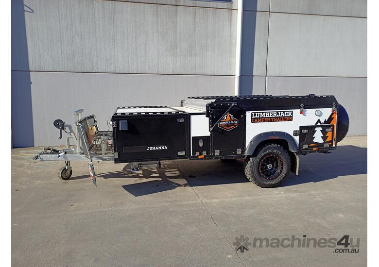 caption 2022 LumberJack Johanna Camper Trailer