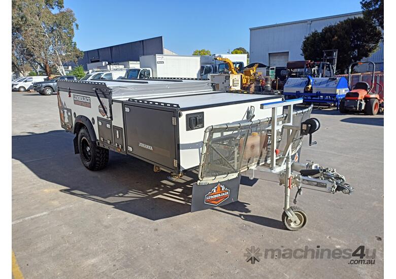 caption 2022 LumberJack Johanna Camper Trailer