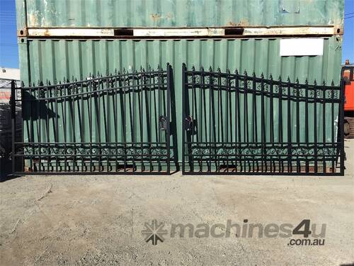 2 unused Wrought Iron Gates 