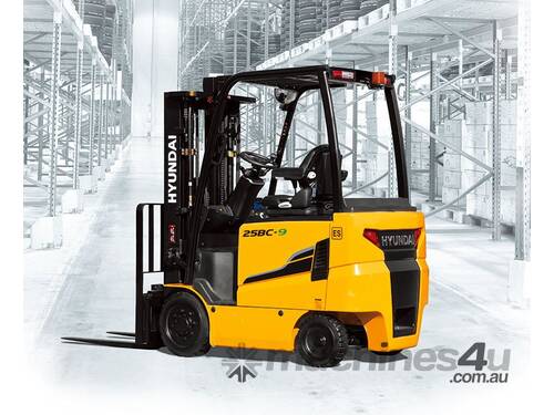 Hyundai Electric Forklift 2.5-3T, 4 Wheel, Cushion Tyre, Model: 30BC-9