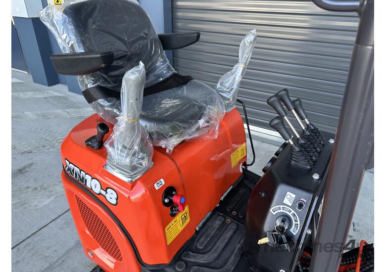 caption RHINOCEROS XN10-8 1T 1CYL KOOP DIESEL ENGINE SWING BOOM ADJUSTABLE TRACKS.