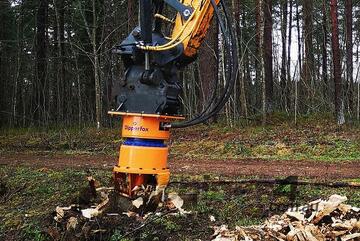 Dipperfox 600 stump remover