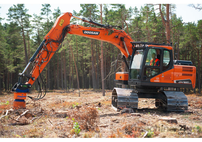 caption Stump Grinder for excavators and Skid Steers