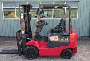 NICHIYU FB25-75 2.5T Electric Forklift | 4.7m Lift Height | Side Shift