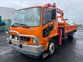 2014 Mitsubishi Fuso 1627 Flatbed Crane Truck - picture1' - Click to enlarge