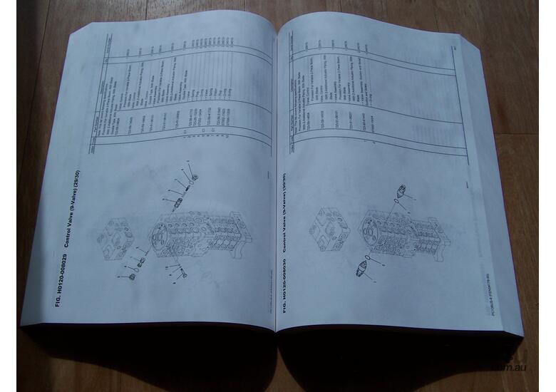 KOMATSU Excavator Parts Manual Book