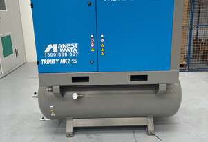 Trinity Series All-in-One Rotary Screw Air Compressor - 15kW | 72 CFM | 5 Year Warranty