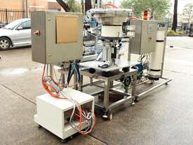 Liquid Filling and Capping Machine using Flowmeter with Inline Filter - picture2' - Click to enlarge