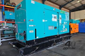 110 KVA Komatsu Silenced Denyo Japan Heavy Duty Diesel Generator Late Model Low Hours 2 Available