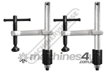 Weld Clamps with Locking Nuts (2 Piece Pack) SC-100 100mm Throat Depth Suits 16mm Welding Tables Ho