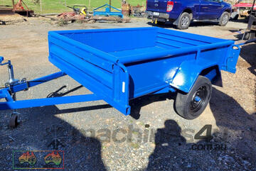(8347) Box Trailer 2.1m x 1.42m (Kyabram Vic.) (Kyvalley, VIC)