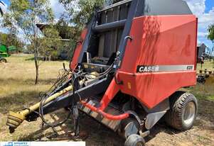 (5826) Case 628 Crop Cutter Round Baler (Echuca, VIC)