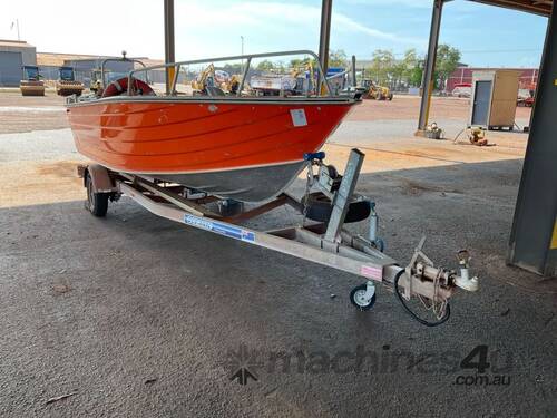 caption 2006 Sea Jay 5.35 Tropic Aluminium Fishing Boat and Trailer