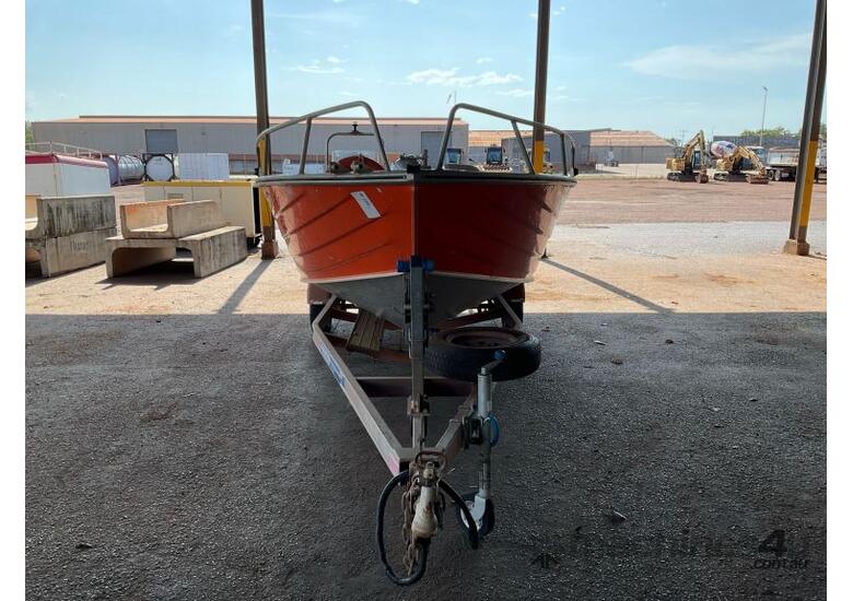 caption 2006 Sea Jay 5.35 Tropic Aluminium Fishing Boat and Trailer