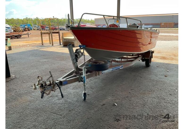 caption 2006 Sea Jay 5.35 Tropic Aluminium Fishing Boat and Trailer
