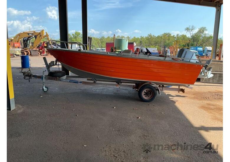 caption 2006 Sea Jay 5.35 Tropic Aluminium Fishing Boat and Trailer