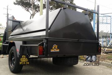 Heavy-Duty 8x5 Single Axle T/Top Trailer with Integrated Compressor Box!