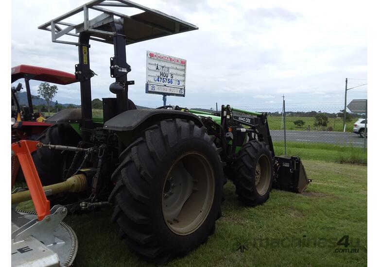 caption 4x4 Tractor and slasher