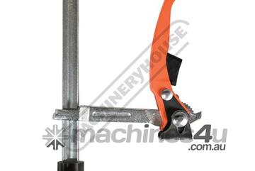 WT16-C1230R Ratchet Welding Table Clamp 120mm Throat Depth, 300mm Height Opening Suits 16mm Welding