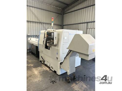 Hardinge CNC Lathe with Bartec bar loader