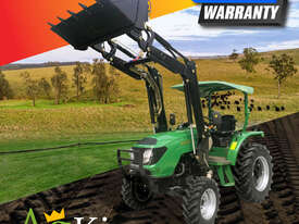 AgKing - 40HP Tractor ROPS 4WD AK404 with FEL & 4in1 Bucket - Packages Available - picture0' - Click to enlarge