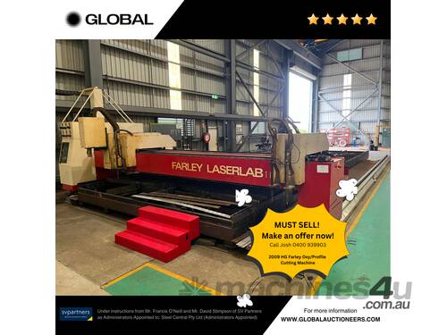 caption 2009 HG Farley Oxy/Profile Cutting Machine - Mackay Qld