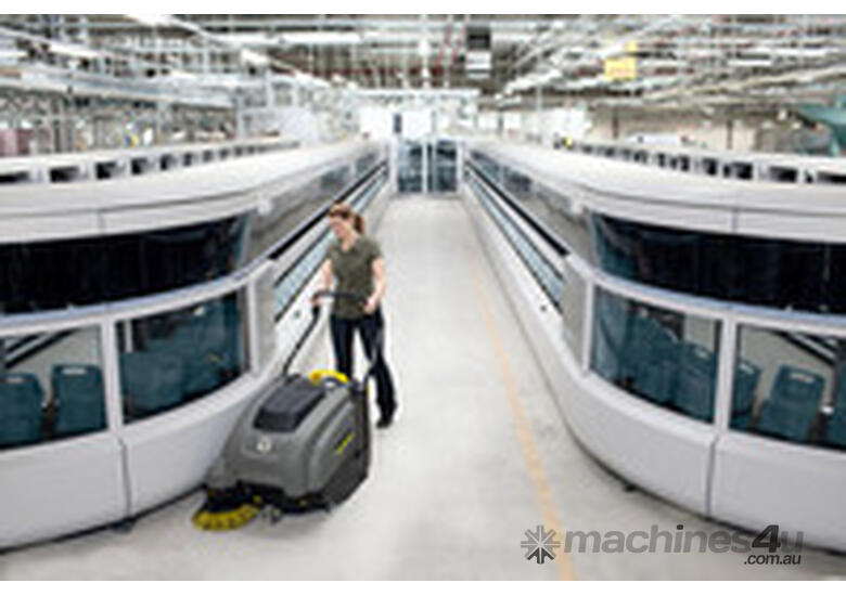 caption Karcher KM75/40-W-B Push Sweeper