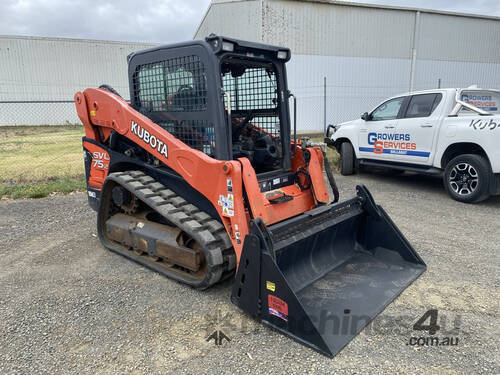 caption Kubota SVL75-2 Skid Steer Loader