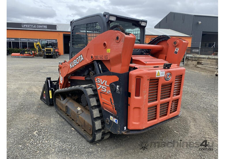 caption Kubota SVL75-2 Skid Steer Loader