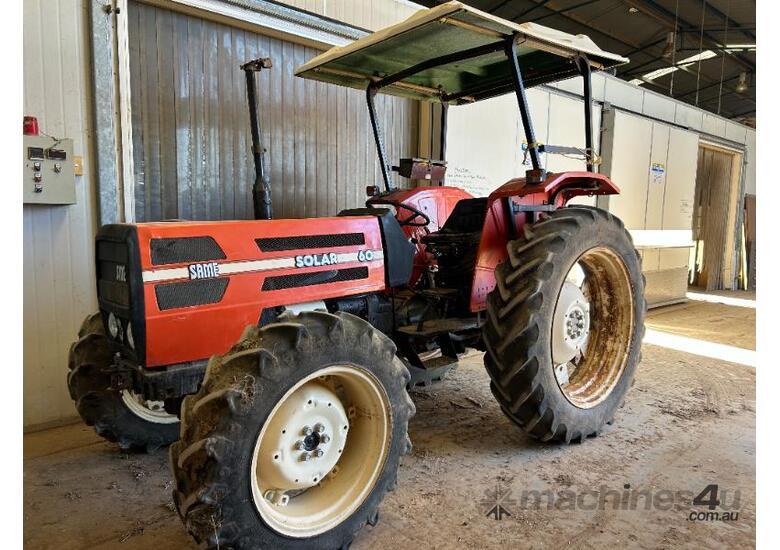 caption SAME Open Cab Tractor
