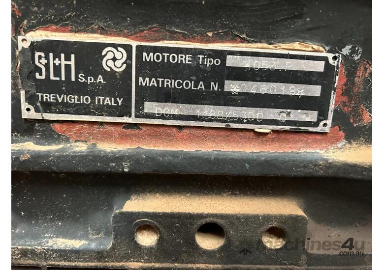 caption SAME Open Cab Tractor