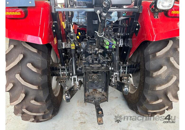 caption 2023 CASE IH FARMALL JXM90 FWA WITH LOADER