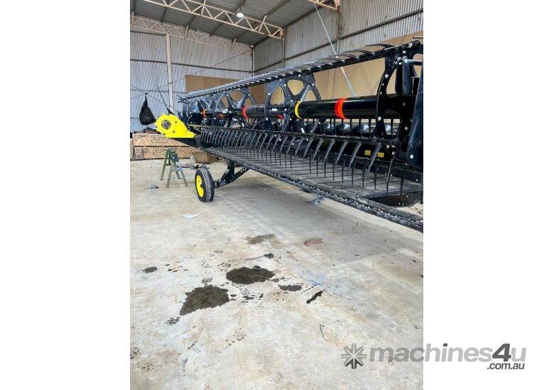 2019 John Deere W170 Windrower With 2023 John Deere 1440D Front