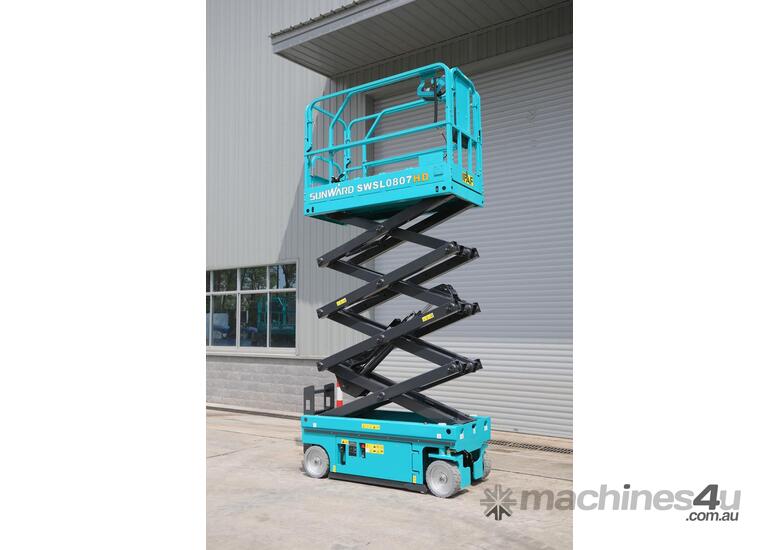 caption 2025 Zoomlion Sunward SWSL0807DC Scissor Lift Scissor Lift