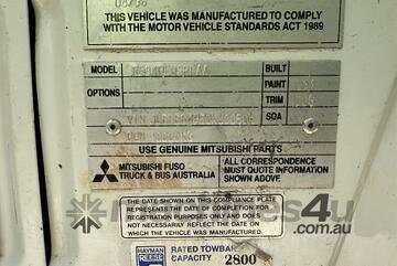 2006 Mitsubishi Fuso Canter 7/800 Crew Cab Tray Truck