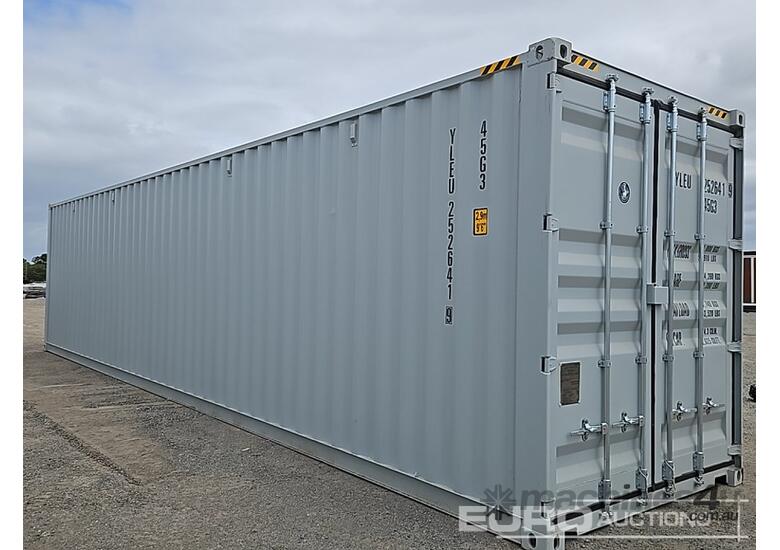 2026 40HC Container, Lock Box, Four Doors On The Side 